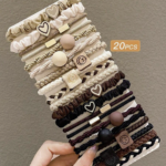 COLINES PARA EL CABELLO MARRON/CREMA